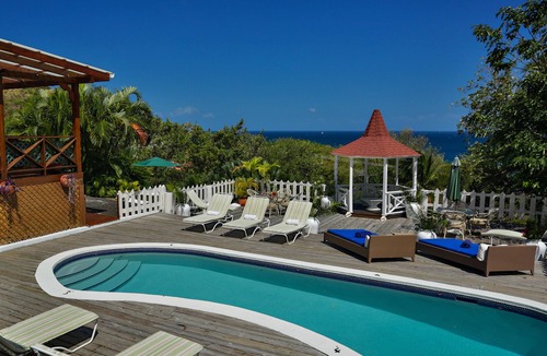 Cap Estate House | Fully staffed villa with a view of the ocean! Families welcome