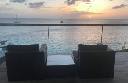 Prospect House | Private steps down to the beach with stunning ocean views