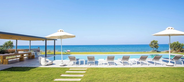 An Impressive Beachfront Luxury Retreat with Private Beach in Rhodes
