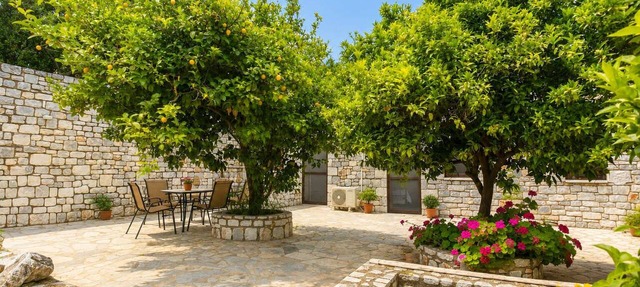 Beachfront Mani Luxury Stone Nest, Steps from Sea in Kokkala