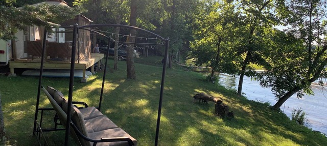 Beautiful remote camping on the lake in the comfort of a 38’ camper. in Osage