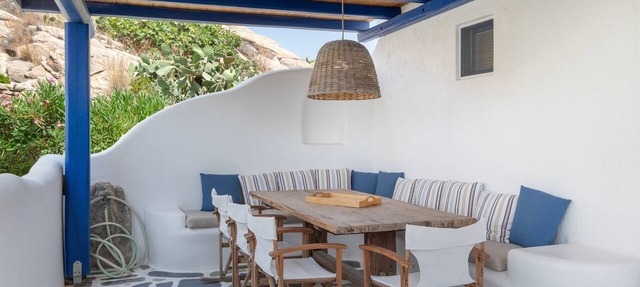 Cozy Island Blue Home in Mykonos