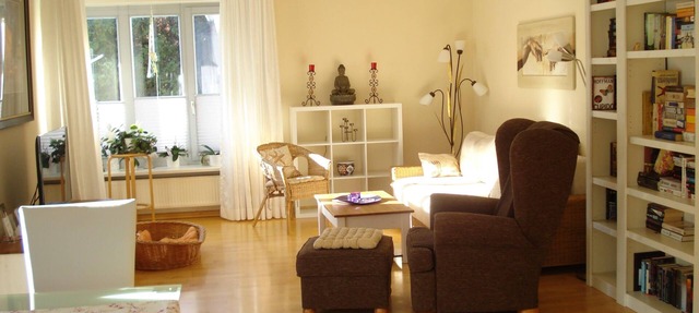 Ebenerdige Ferienwohnung Witt Hus mit Garten & Hund in St. Peter-Ording