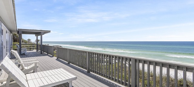 Gulf-Front Seacrest Beach Escape with Panoramic Views & Private Beach Access in Inlet Beach
