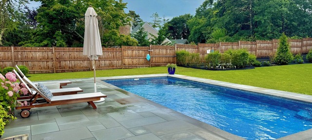 Katama home with pool and on bike path! Walk to Edgartown and South Beach! in Edgartown