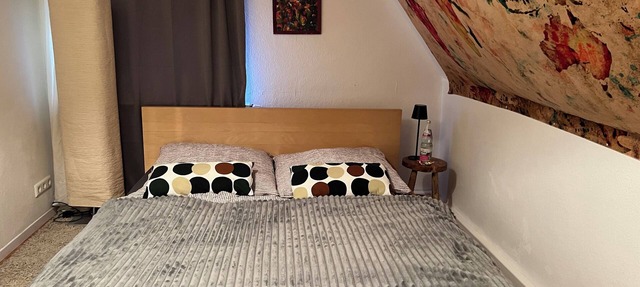 Large ecological vacation apartment in old attic building with beautiful garden 3-6 persons in Rosengarten