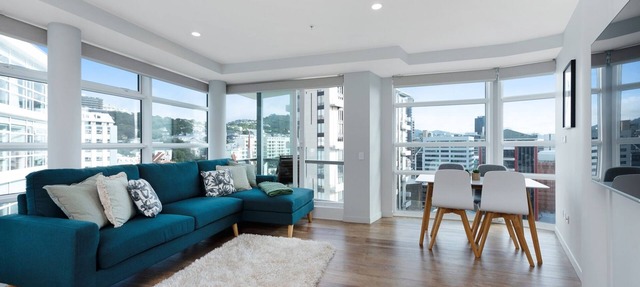 Luxury 2 Bedroom at the Pinnacles on Victoria St in Wellington