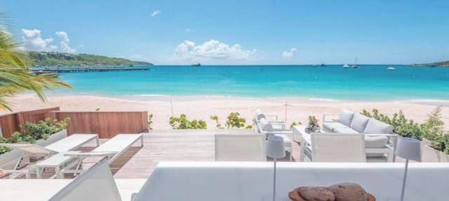 Luxury Beachfront Enclave Unit 1 in Sandy Ground