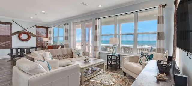 Out of a magazine! Views beyond your imagination. Beautiful oceanfront home. in Fernandina Beach