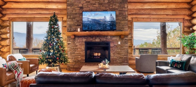 PanoViews~FallSpecials~GmRm~PS5~FirePit~HotTub in Gatlinburg