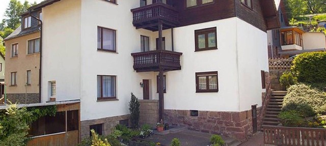Pleasant apartment in Thuringian Forest with garden in Steinbach-Hallenberg