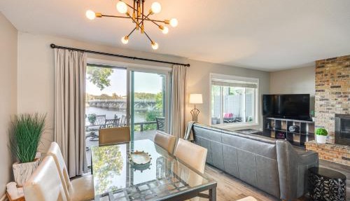 Riverfront Champlin Townhome w/Deck & Water View! in Champlin