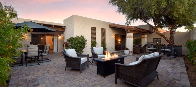 Scottsdale 🌻 McCormick Ranch Santa Fe 🌻 Private Courtyard - Fire Pit & BBQ in Scottsdale