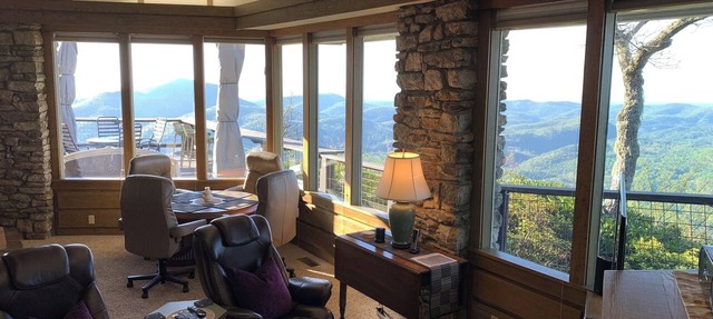Spectacular Panoramic Views from 4850 Ft., Best View/Most Unique Home in Area! in Highlands