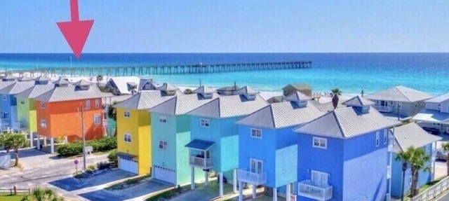 ☀️ Steps from the beach, shops, breathtaking views of the Gulf and private pool 🌴 in Panama City Beach