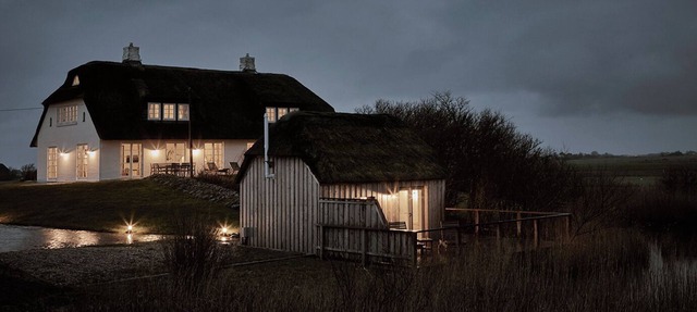 Tede Warft Seaside Cottage North| Kamin, Sauna in Pellworm