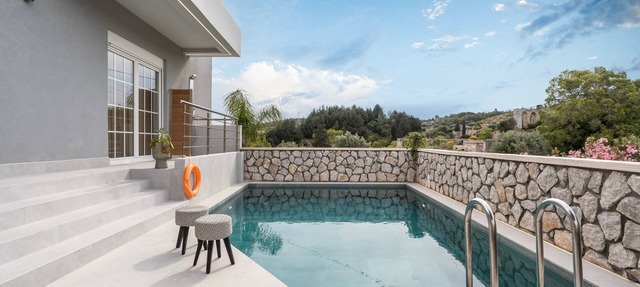Villa "Eldorado Luxury" with Mountain View, Private Pool & Wi-Fi in Rhodes