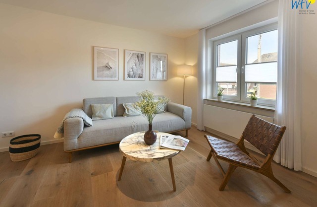 Two separate bedrooms, private sauna and sunny balcony! in Wangerooge