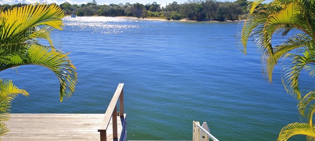 Pelican Sands by Salty Stays, Water views, Private Jetty in Noosa Heads