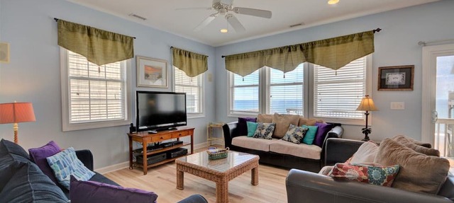 Surf Monkeys: A stunning 5-bedroom oceanfront home in Surf City, NC. in Surf City