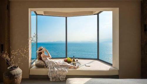HEY VILLA·Xi Meet·Garden Private Hot Spring Villa (Shenzhen Nan'ao First Beach Store) in Shenzhen